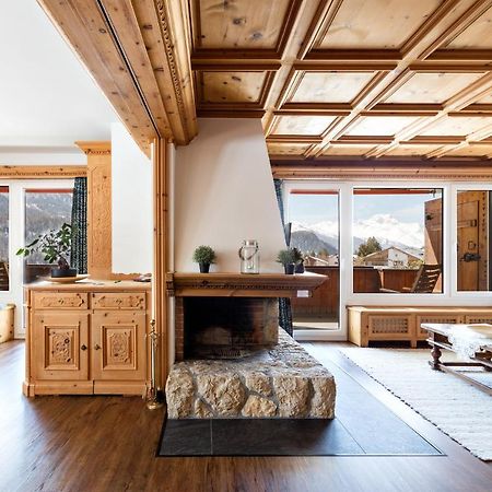 Spacious Apartment With Fantastic Alpine Panorama St. Moritz Exterior photo