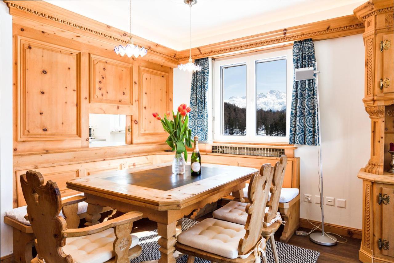 Spacious Apartment With Fantastic Alpine Panorama St. Moritz Exterior photo